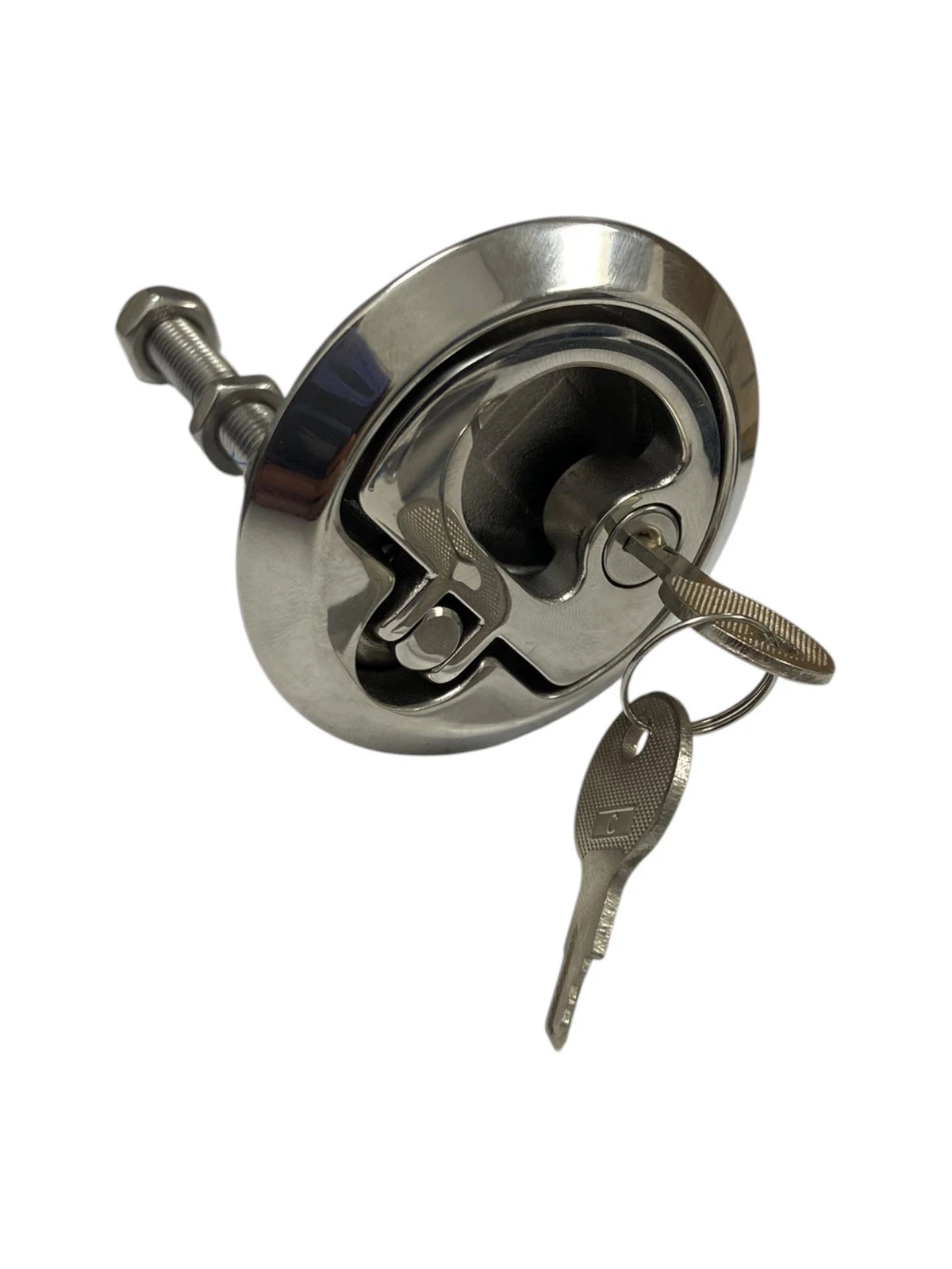 Marine Latch Face with Lock Kit for (2 7/16" Cutout)