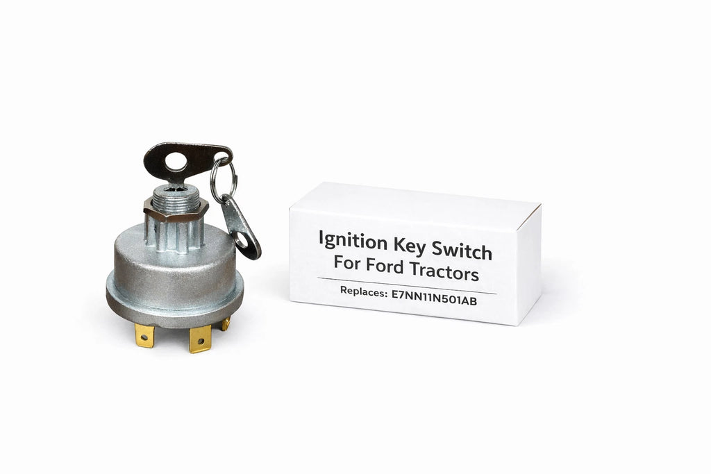 Ignition Key Switch for Ford Tractor (2000–7000) E7NN11N501AB