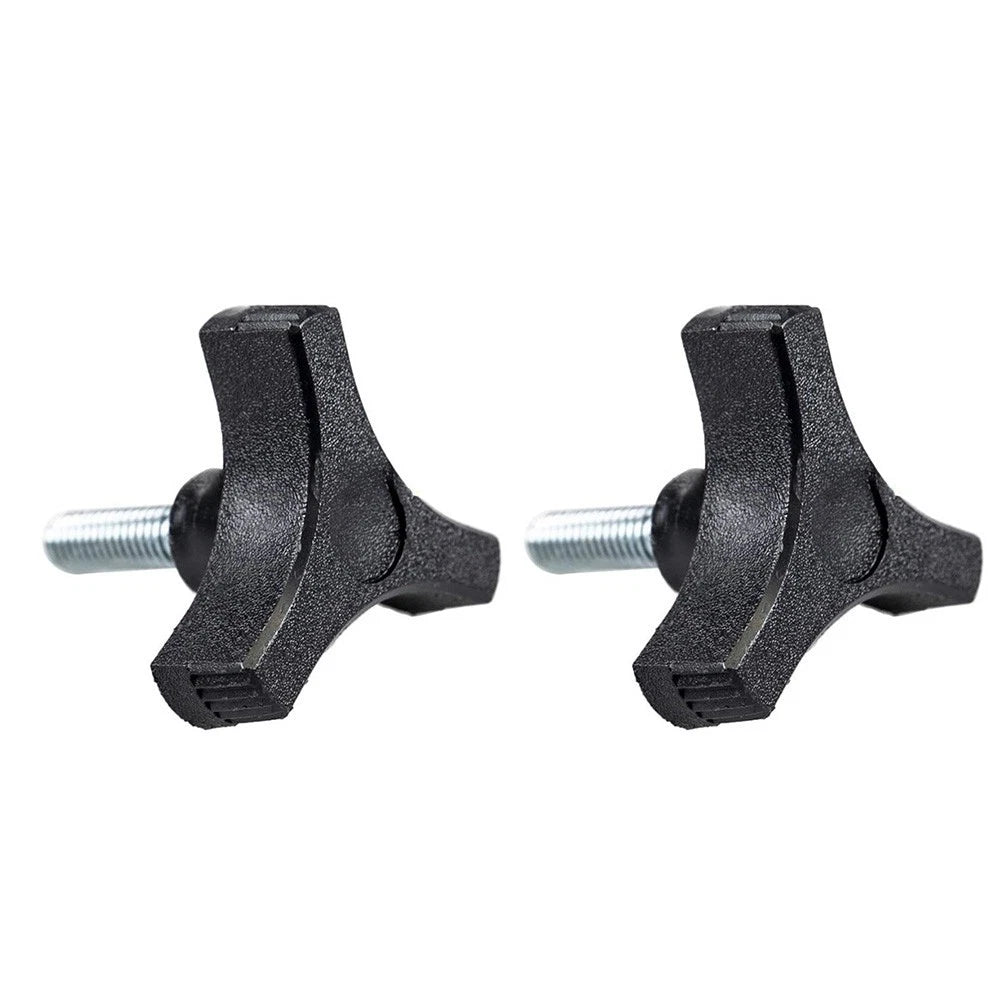 Black Thermoplastic Knob Handle for Universal Use (3 Prong, 51618 Thread, 2 Inch)