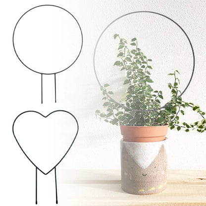 Heart-Shaped Plant Trellis Support Frame for Climbing Vines