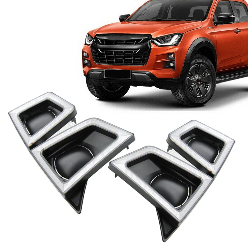 LED Daytime Running Light Pair with Turn Signal for Isuzu D-Max (2020–2021)