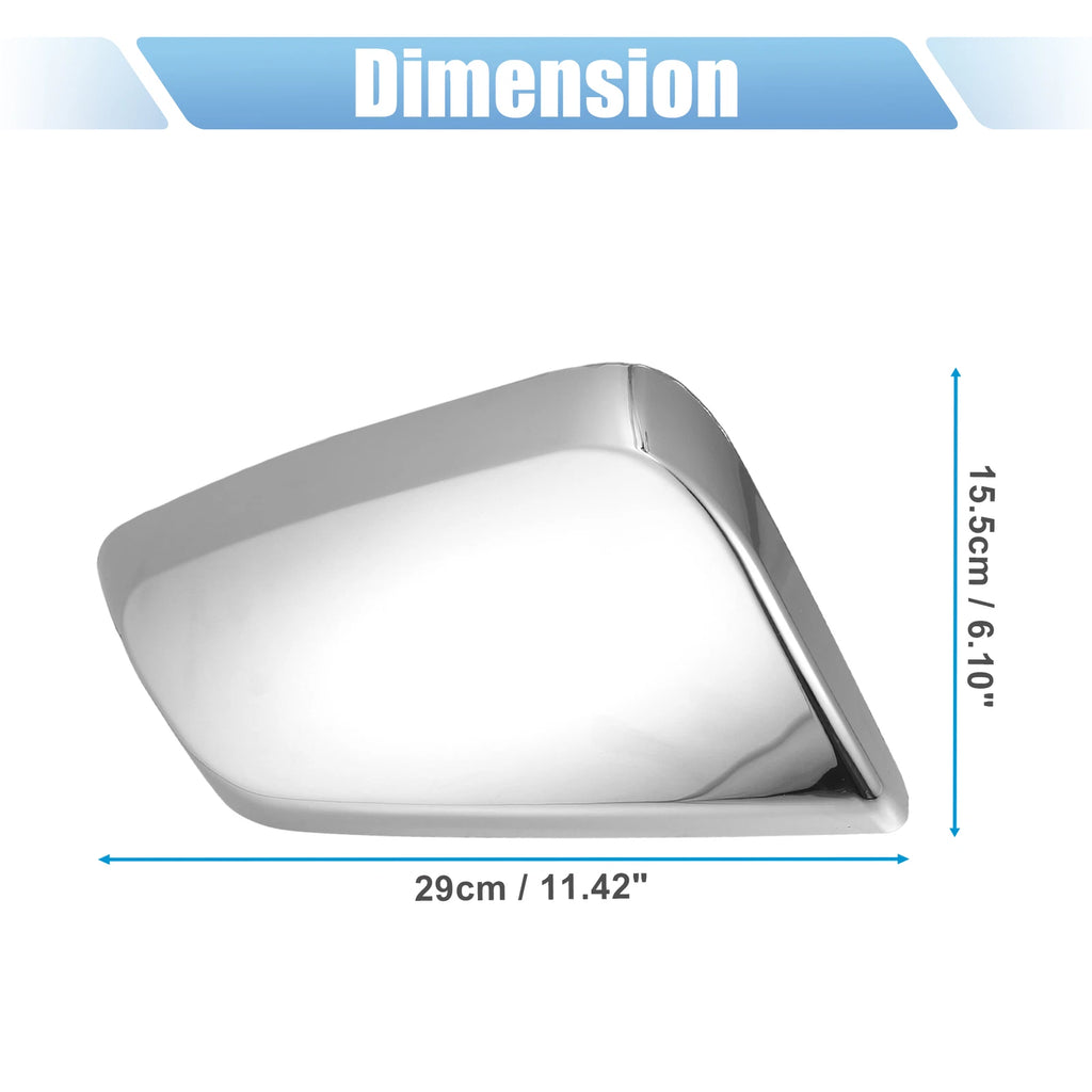 Pair Chrome Plated Half Mirror Covers for Chevrolet Impala (2014–2020)