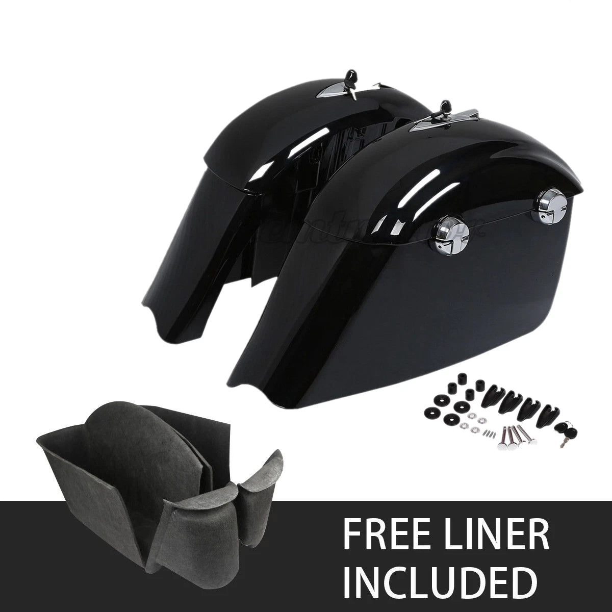 Saddlebag Electronic Latches & Liner for Indian Chieftain (2014–2018)