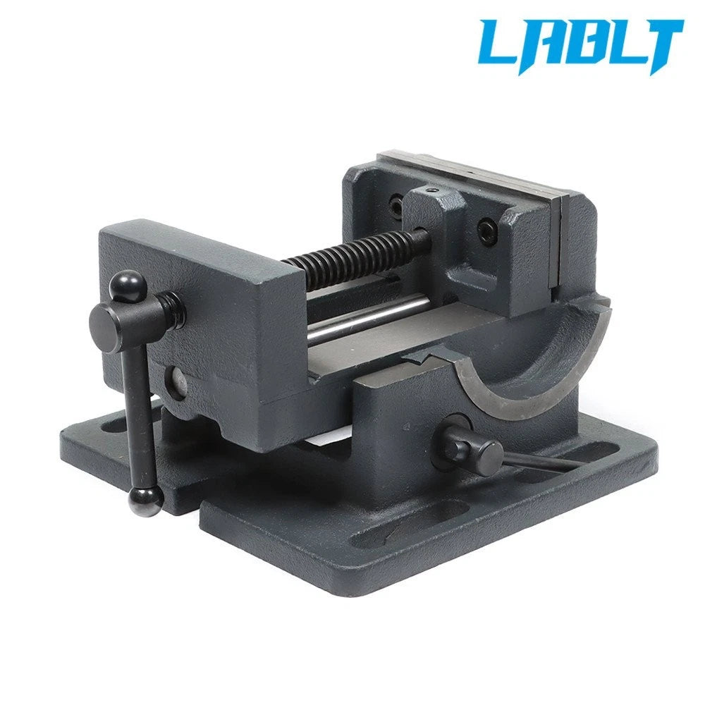 4.25 Inch Industrial Strength Tilting Angle Vise for Benchtop/Drill Press