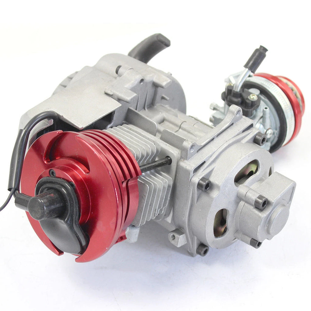 49cc 2-Stroke Engine Motor for Mini Bike Scooter ATV (Red)