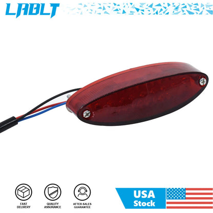 LED Motorcycle Brake Stop Running Tail Light for Universal Dirt Bike (12V)