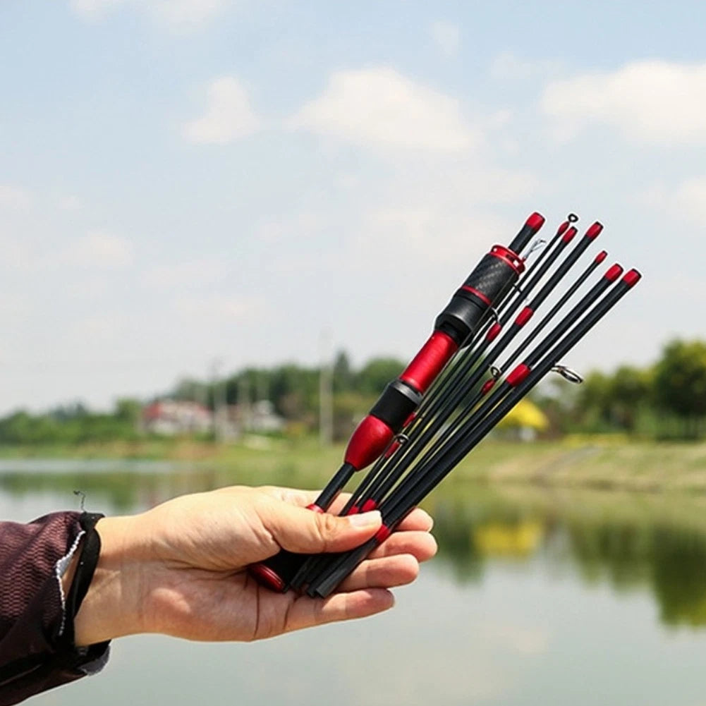Lightweight Carbon Fiber Telescopic Trout Rod 1.6m 1.8m 8-Section