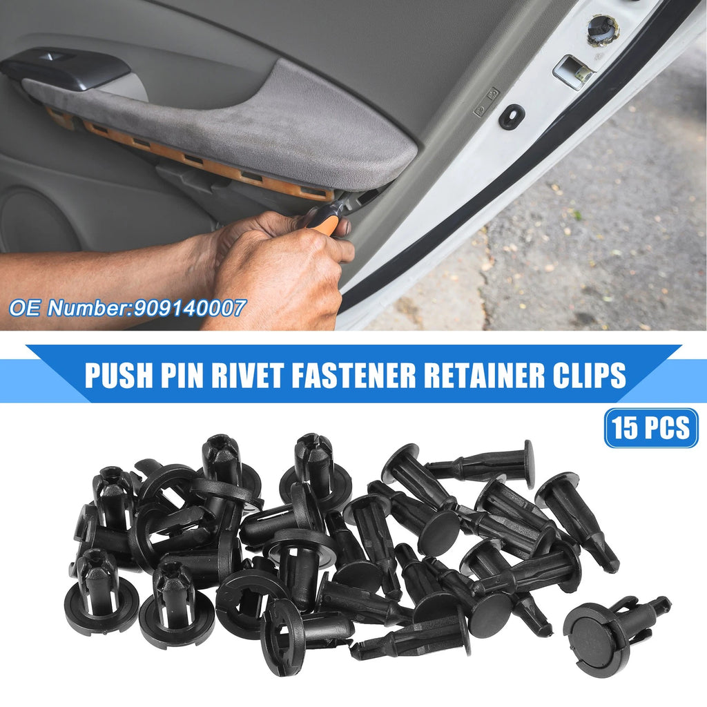 15 Pcs Push Pin Rivet Retainer Clips Replacement for Subaru Ascent (2019–2021)