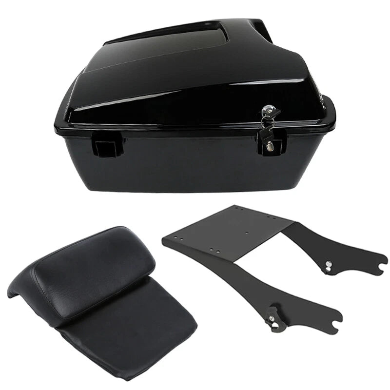 Trunk Latch Backrest Pad Mount for Harley Touring (1997–2008)