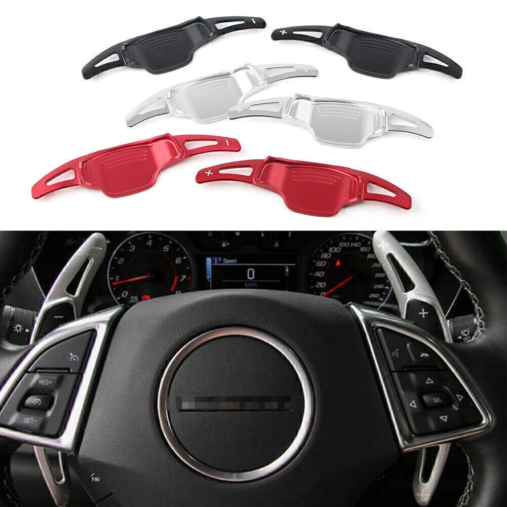 Steering Wheel Shift Paddle Extensions for Chevrolet Camaro (2012–2015)