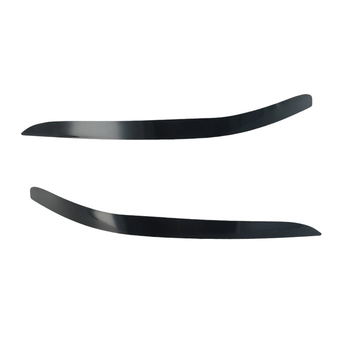 Gloss Black ABS Eyebrow Eyelid Covers for