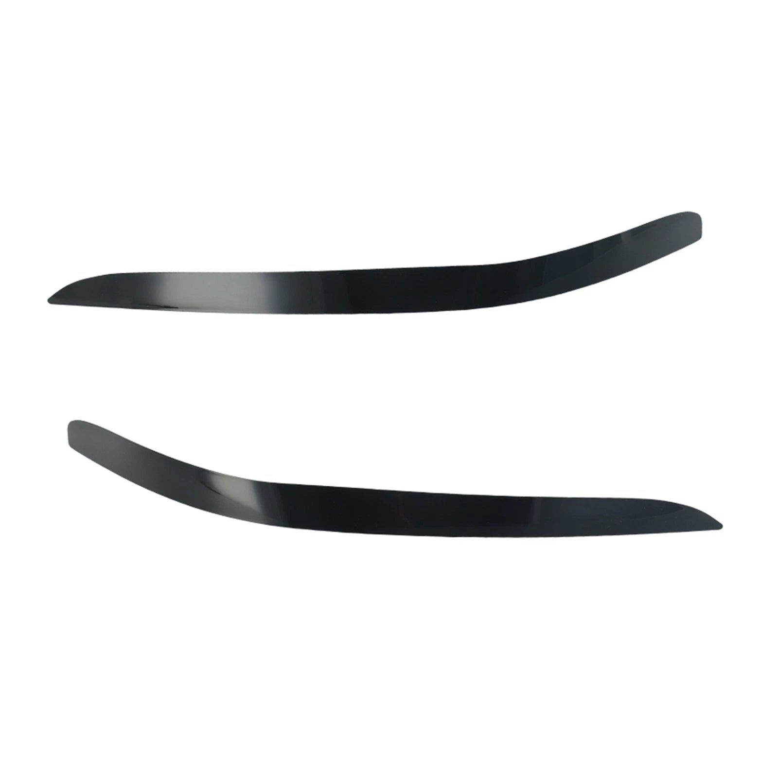 Gloss Black ABS Eyebrow Eyelid Covers for