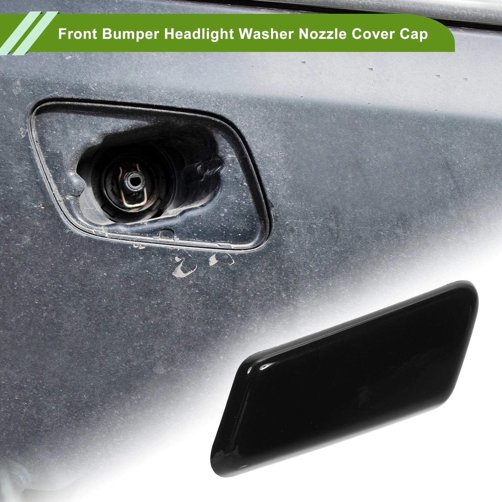Washer Nozzle Cover Cap Front Left for Lexus GX460 (2014–2019) Black