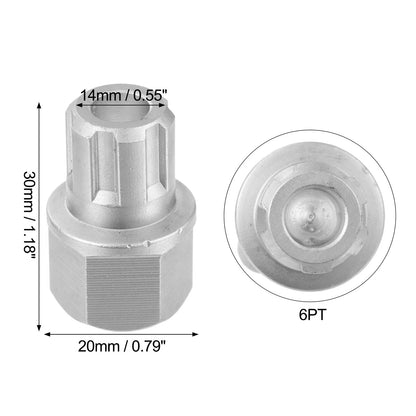 Anti Theft Wheel Lock Key for Lug Nut Removal for VW and Audi (1980–2024)