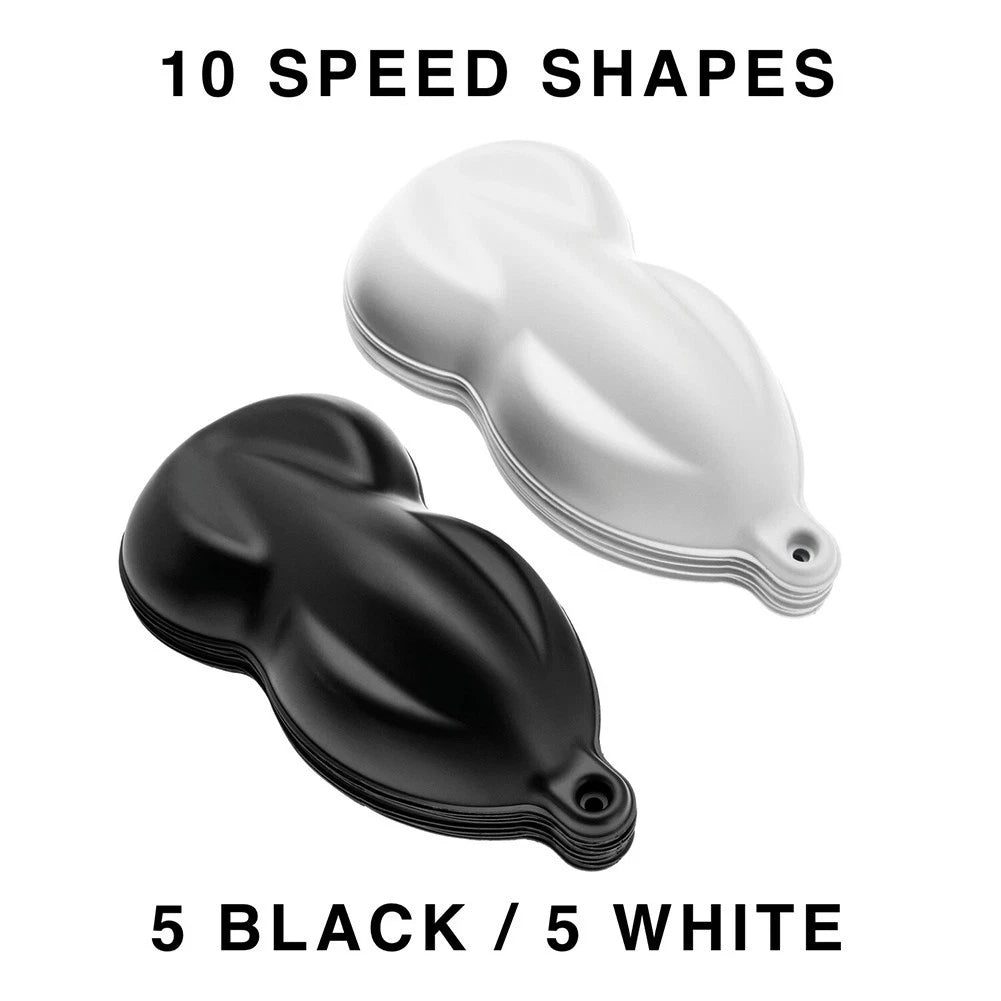 Hydrographic Paint Testing Display Plastic Curved for Realistic Results