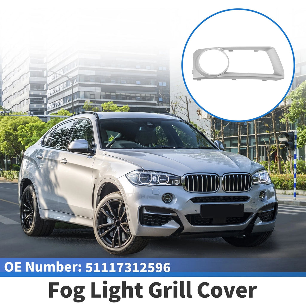 1 Pc Front Right Fog Light Grill Replacement for BMW X6 (2012–2014)