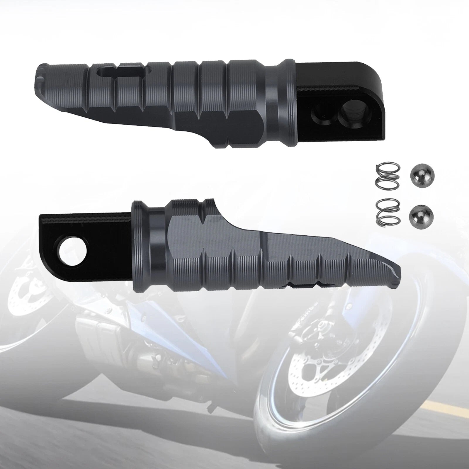 Rear Footrests Foot Pegs for Suzuki GSX-S125/150, GSX-R125/150, GW250 (2018–2022)