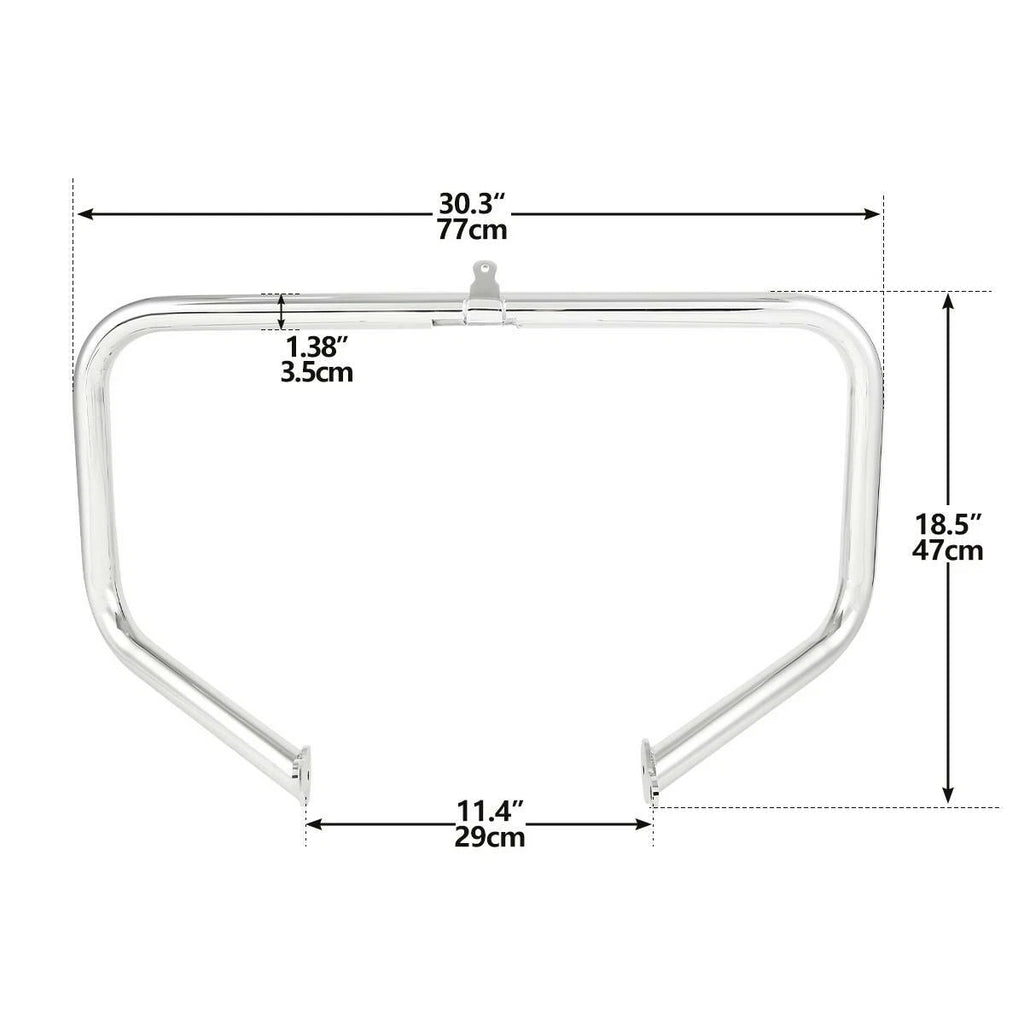 Engine Guard Crash Bar for Harley Road Glide FLTRX (2009–2023) Chrome