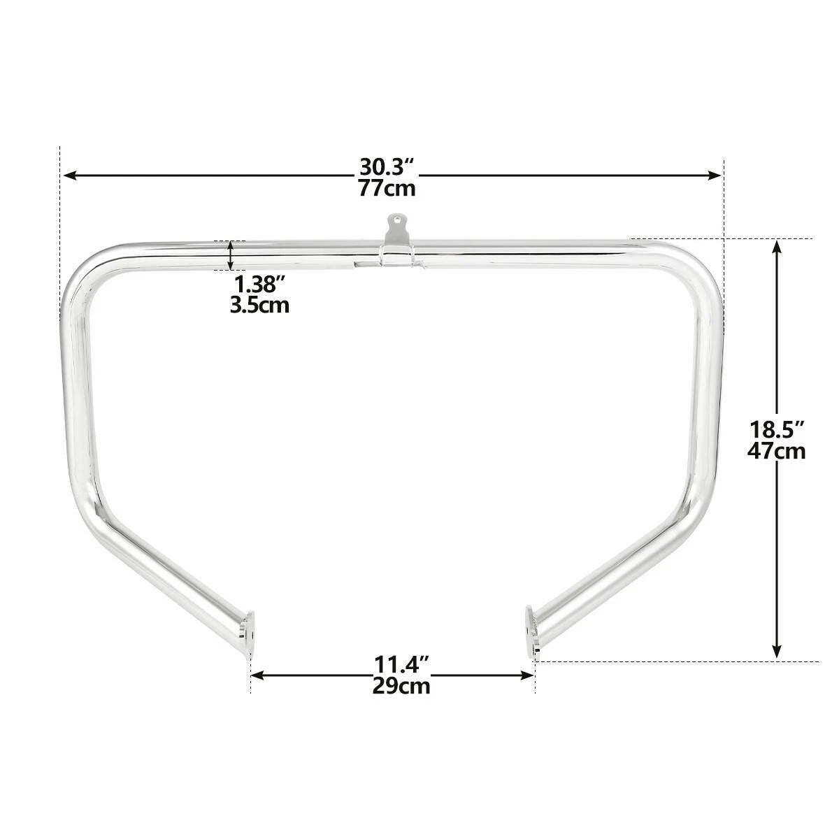Engine Guard Crash Bar for Harley Road Glide FLTRX (2009–2023) Chrome