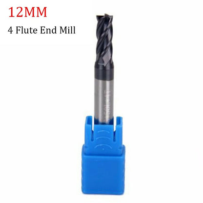 4-Flute Solid Carbide Milling Cutter for Steel and Wood