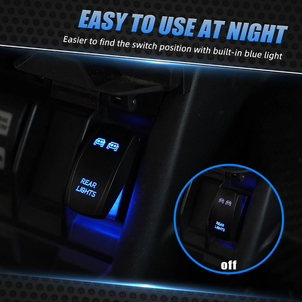 Rocker Switch for Can-Am UTV ATV (5 PIN, LED)