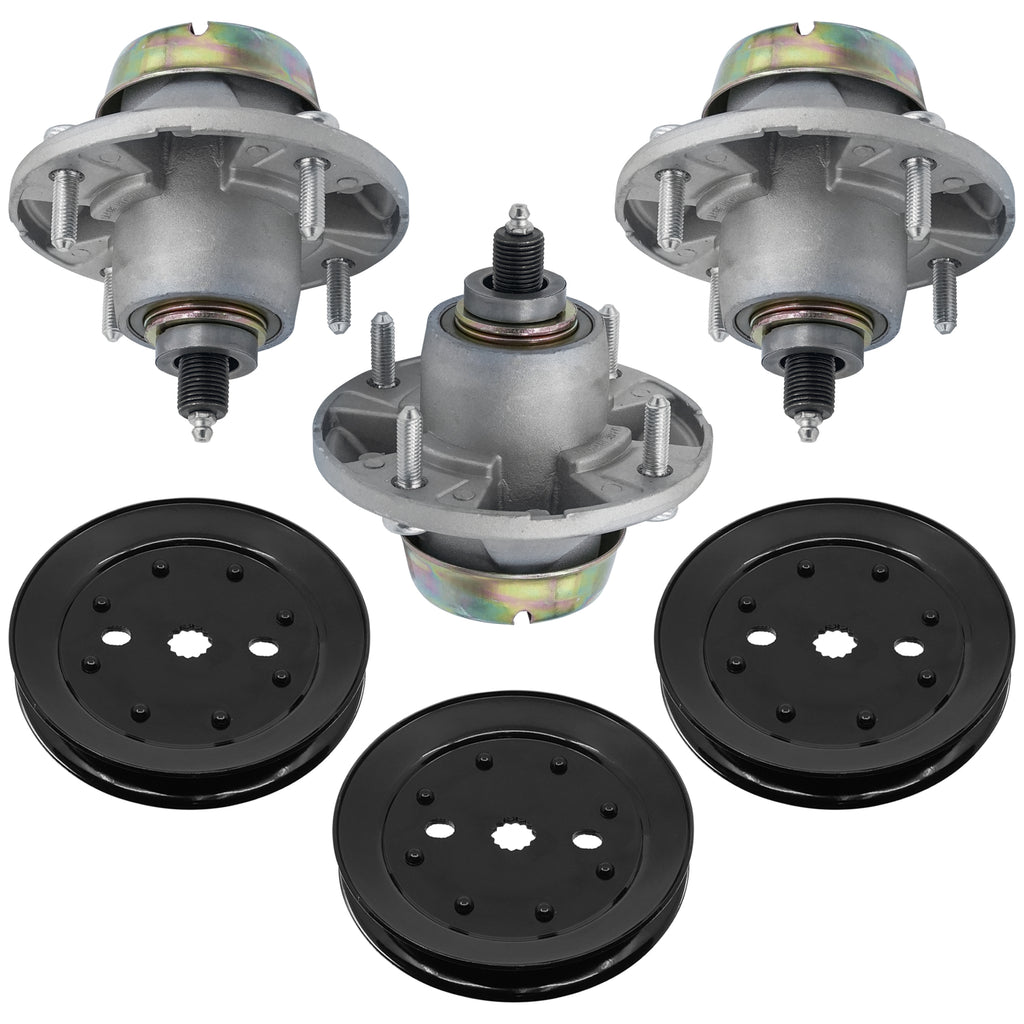 Blade Spindle Assembly with Pulley for John Deere X320 X340 X360 (54 in) (2011–2018)