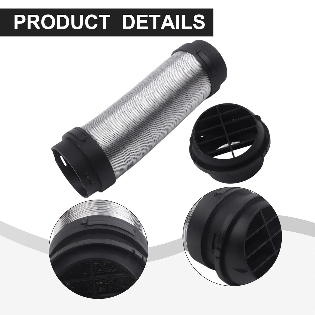 75mm Exhaust Duct for Automotive Use (Easy Installation)