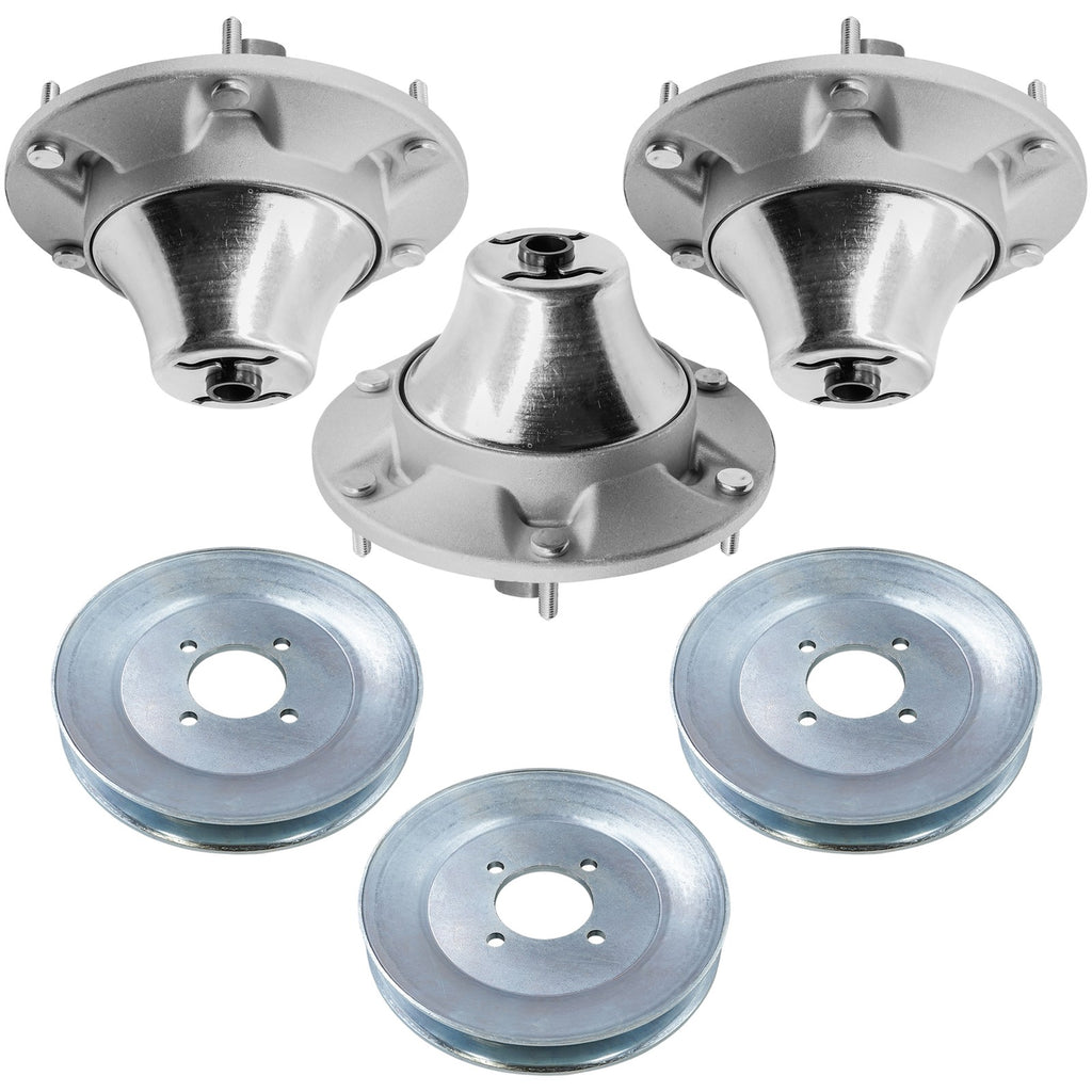 Spindle with Pulley Replacement for John Deere 60 Inch Deck (2005–2015)