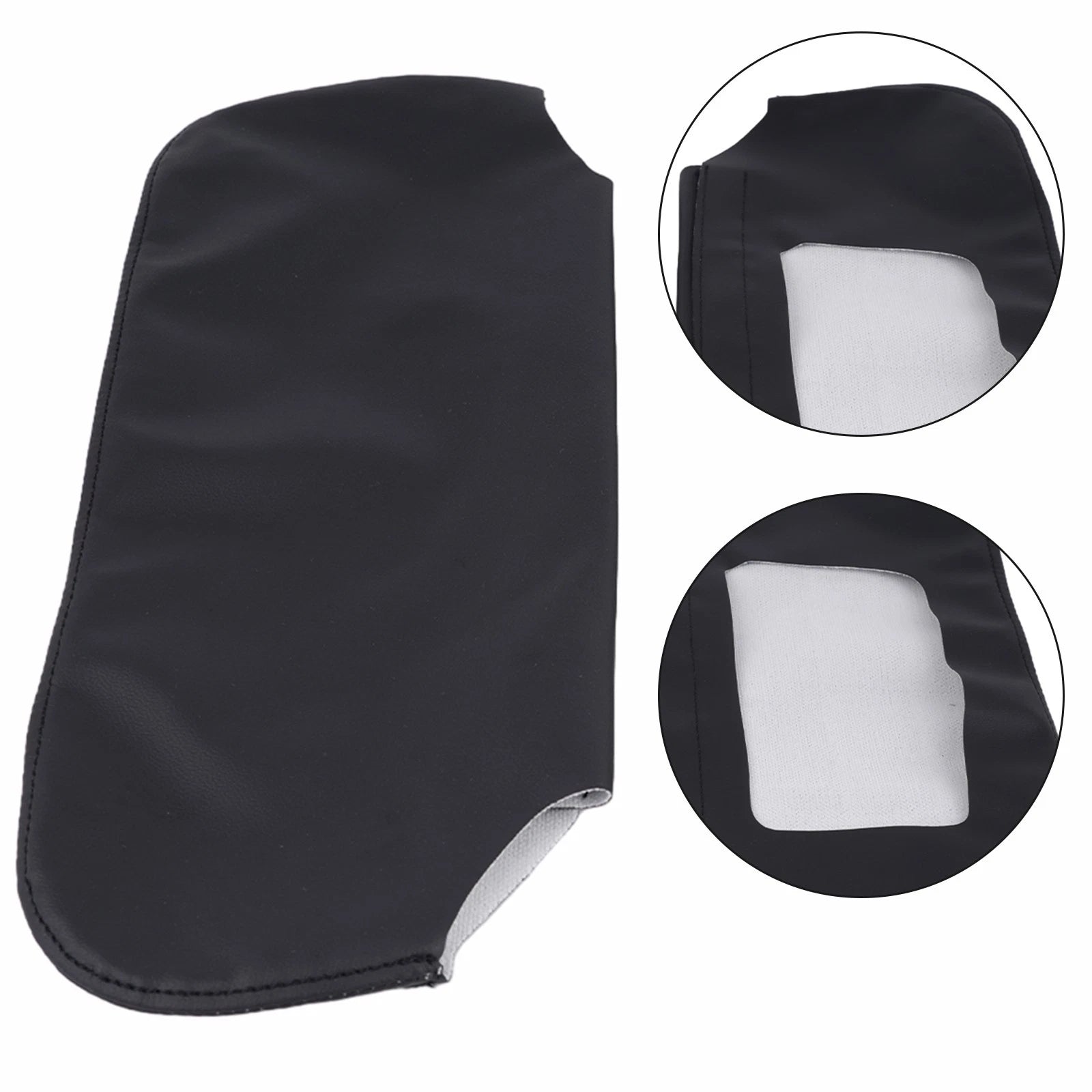 2X Leather Sun Visor Cover for Car (Front Left Right)