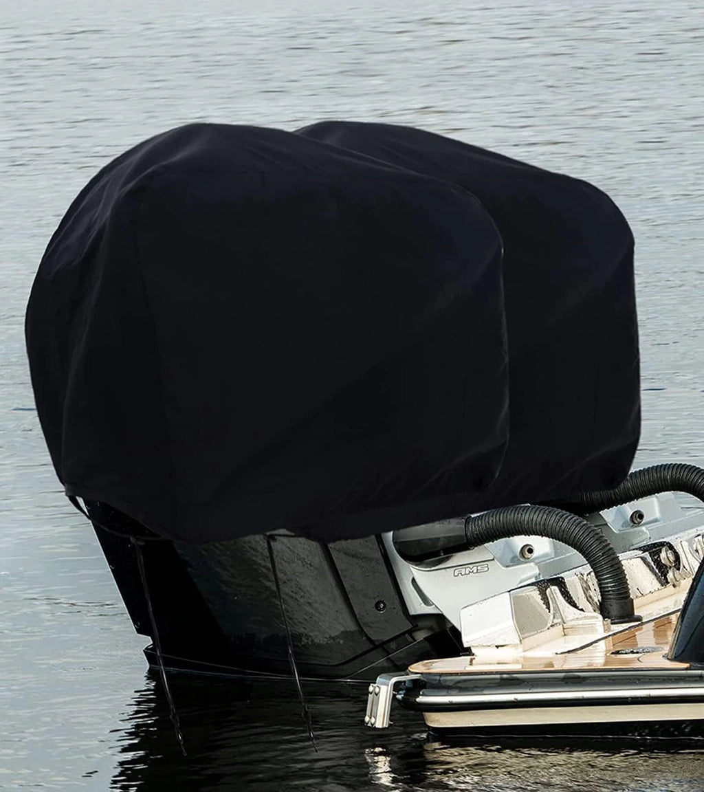 Outboard Motor Engine Cover for Universal 30-60 HP (Black)