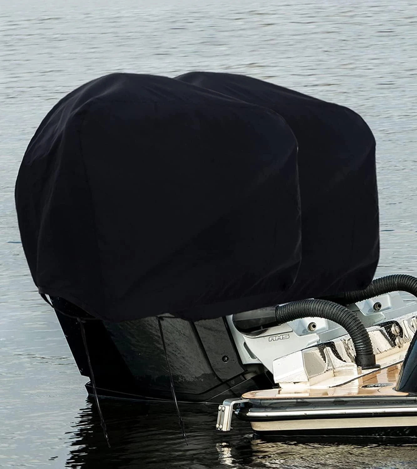 Outboard Motor Engine Cover for Universal 30-60 HP (Black)
