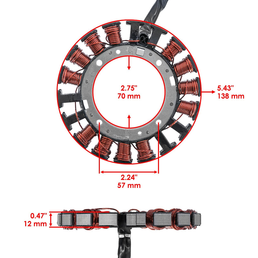 Charging Stator Coil Replacement for Kawasaki FR691V FX730V (2005–2018)