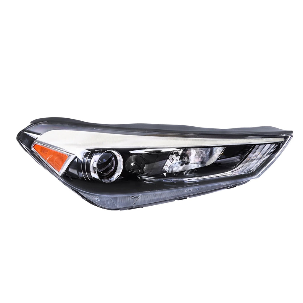 Right Side Headlight Assembly for Hyundai Tucson (2016–2018) Halogen w/LED
