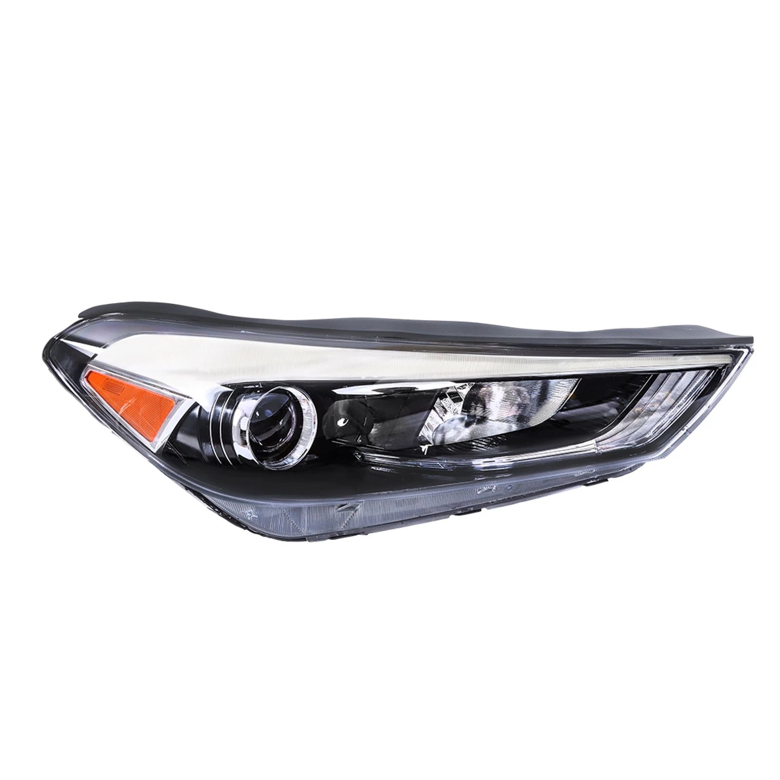 Right Side Headlight Assembly for Hyundai Tucson (2016–2018) Halogen w/LED