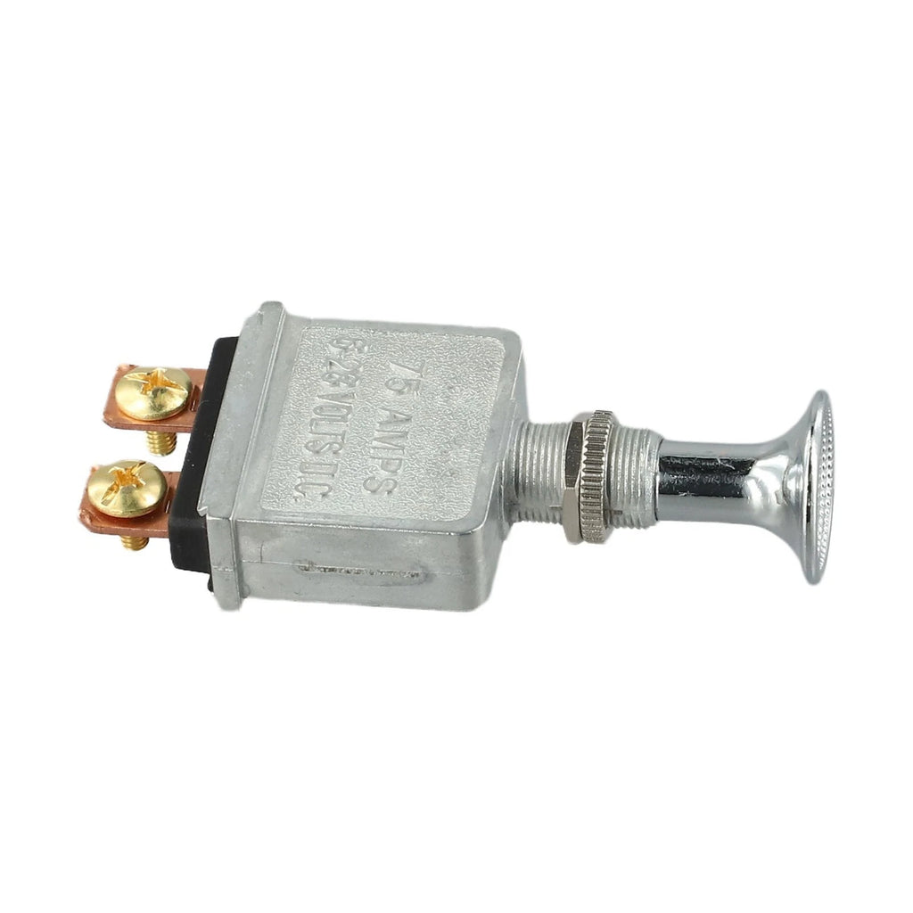 Heavy Duty Chrome Push Pull Switch for Marine Applications