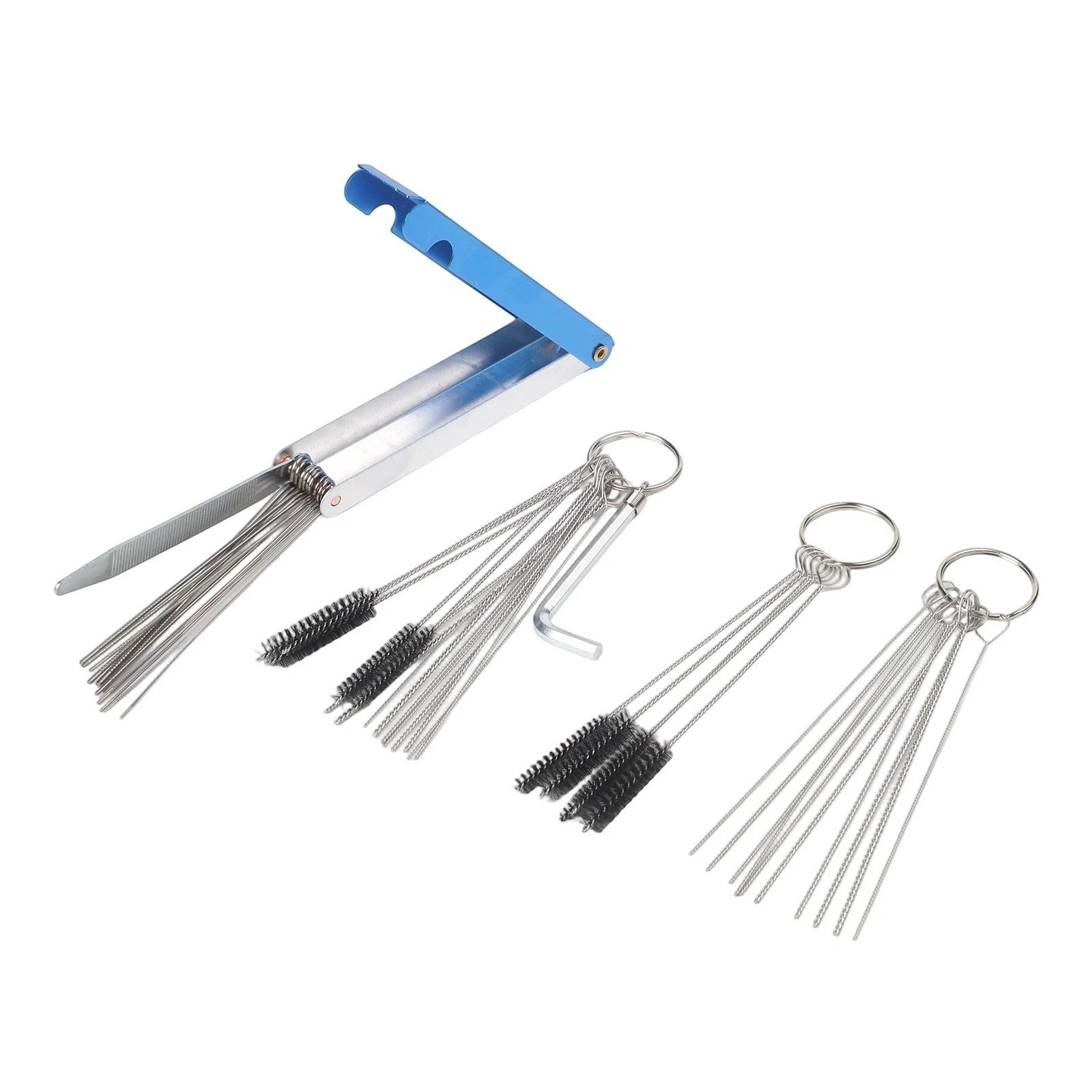 Set of 4 Carburetor Cleaning Brush Tools for Engine Maintenance