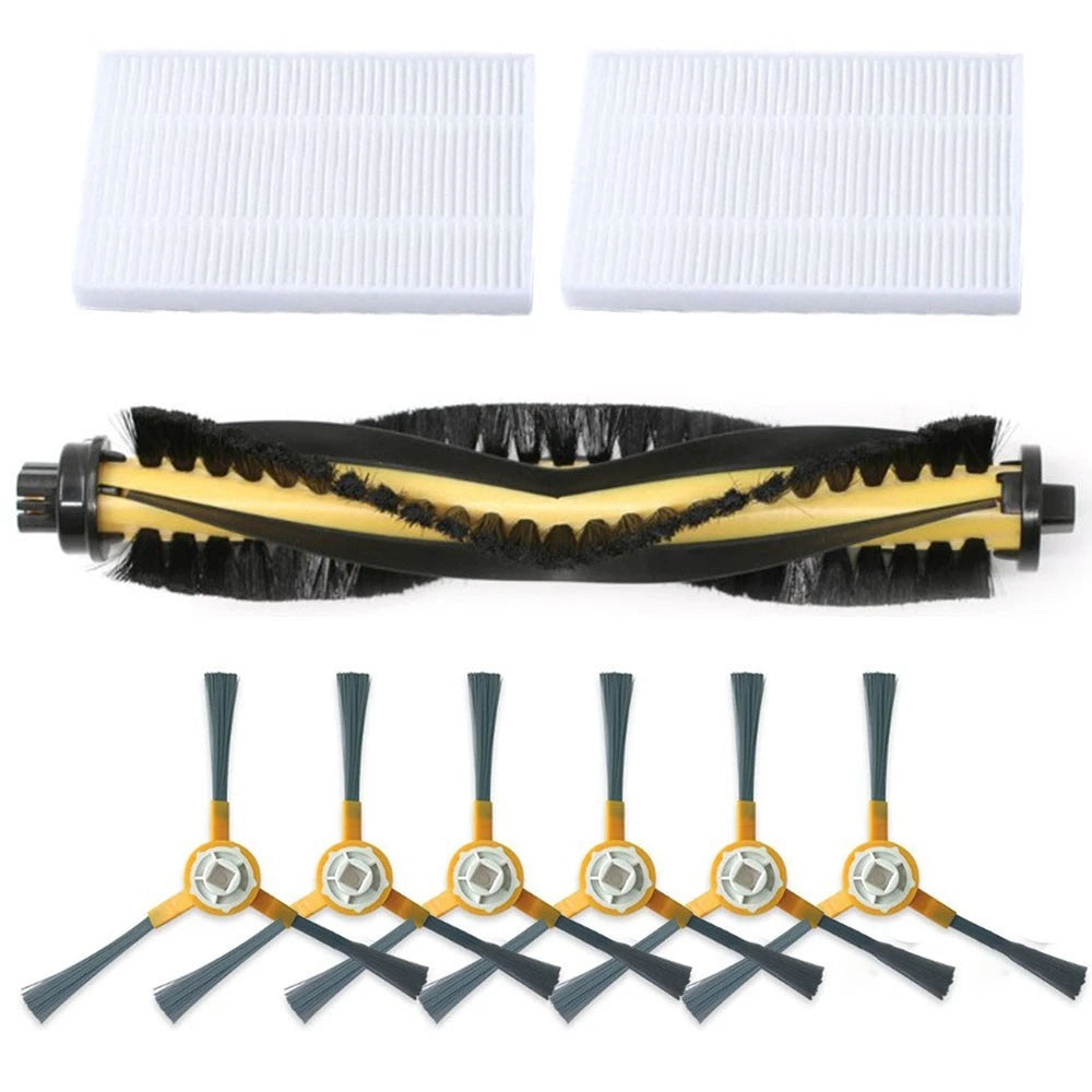 9Pcs Roller Brush Side Brush Filter Kit for Liectroux C30B (2018–2023)