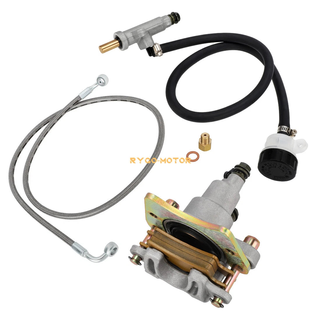 Rear Brake Caliper & Master Cylinder & Line for Polaris Trail Boss 330 (2005–2009)