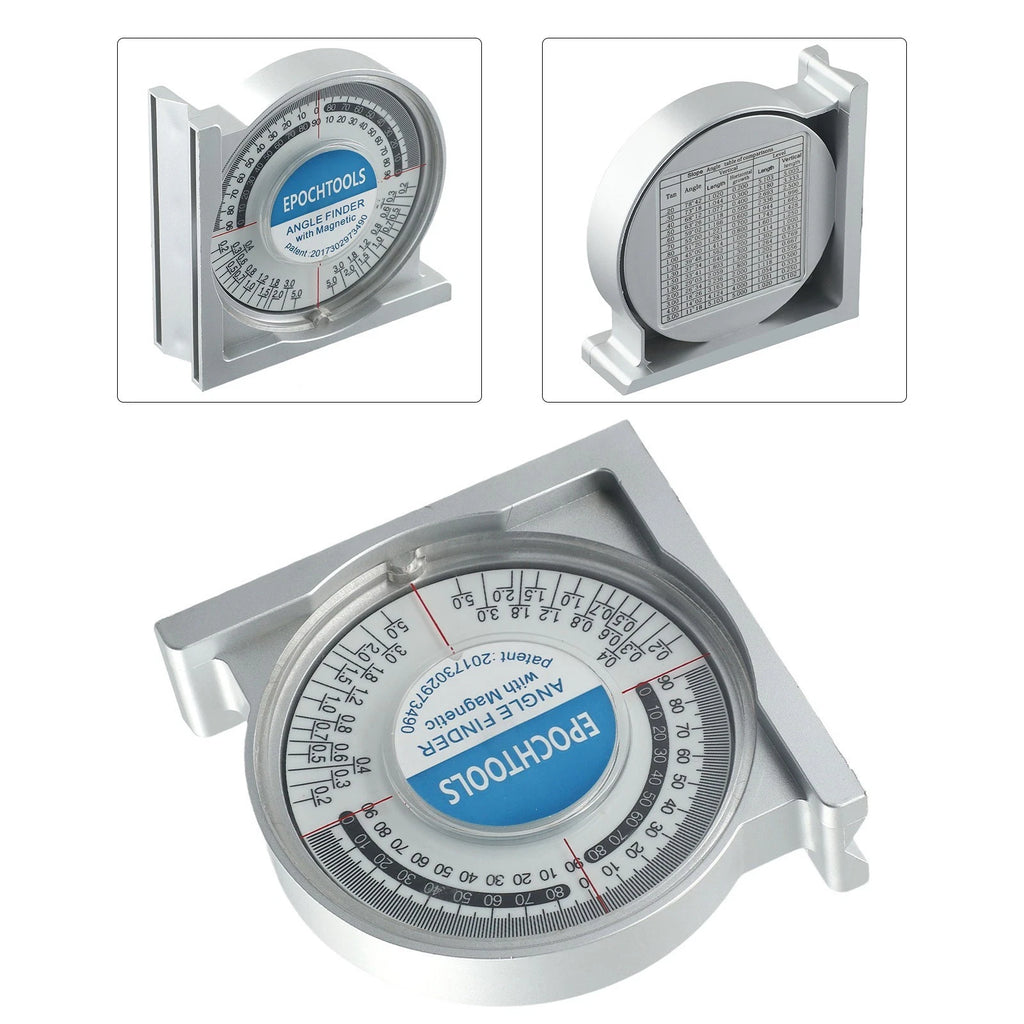 Slope Level Meter Protractor for Tools (Portable, 100g, ABS Acrylic)