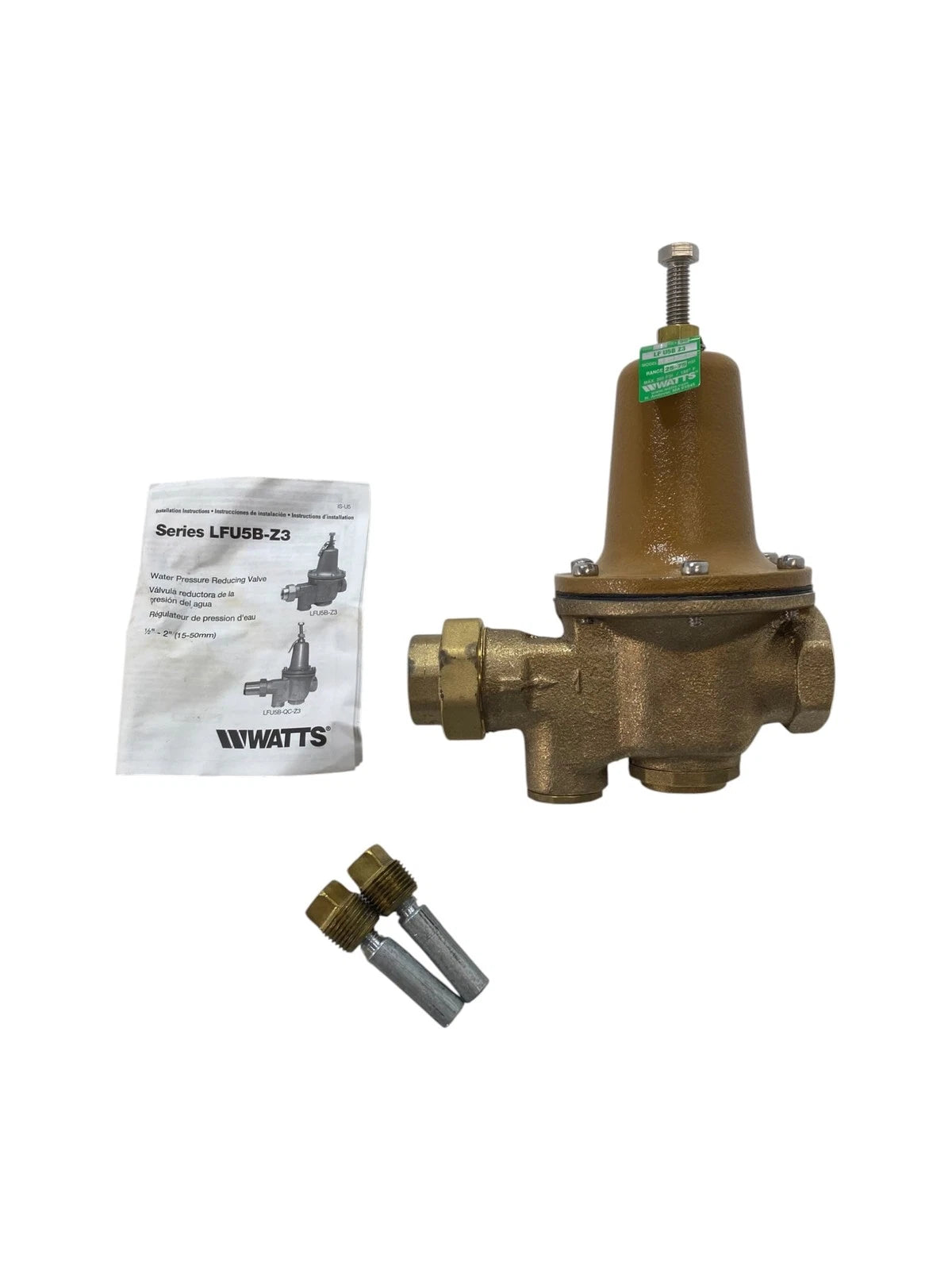 Water Pressure Reducing Valve for Watts LFU5B-Z3 (OEM, 1", 50 PSI)