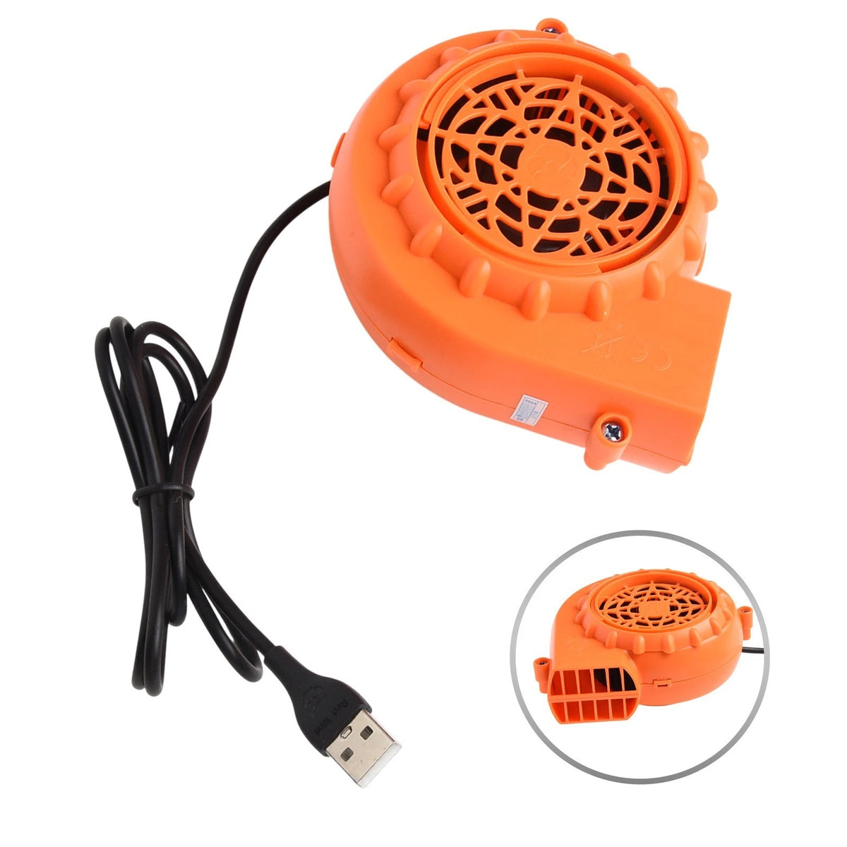 Lightweight USB Mini Fan Blower for Inflatable Toy Inflation