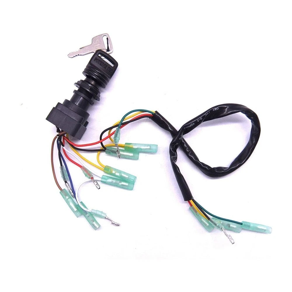 Ignition Switch Key Assembly for Yamaha Outboard Motor Control Box (703-82510-40)