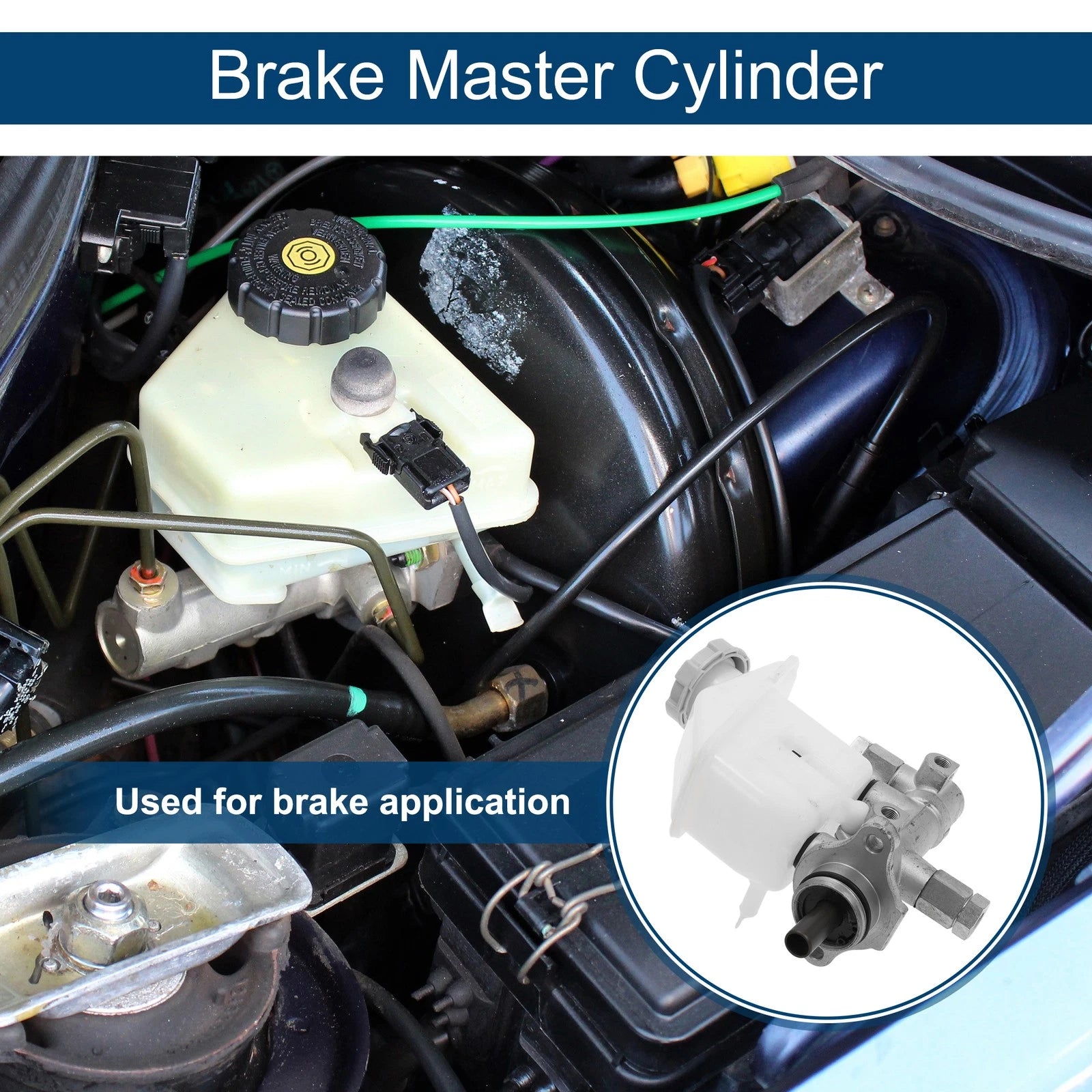 Brake Master Cylinder with Reservoir Replacement for Hyundai Accent (2006–2010)