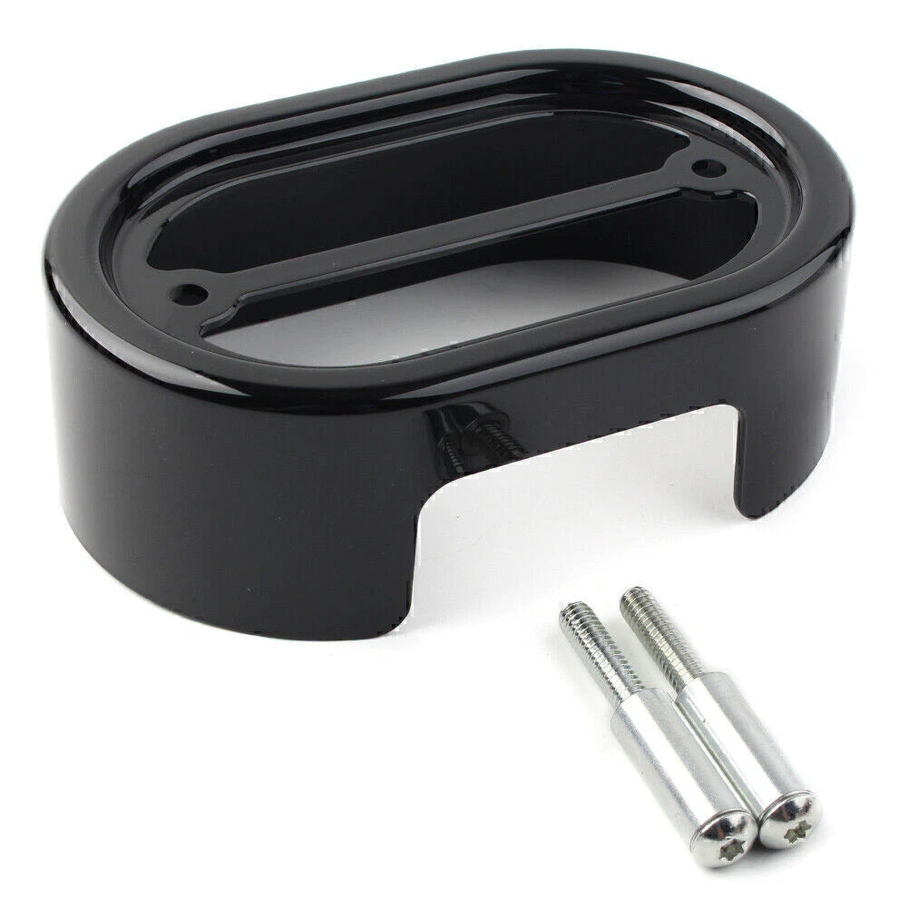 Black Regulator Cover for Harley Softail Heritage Fat Boy (2001–2006)