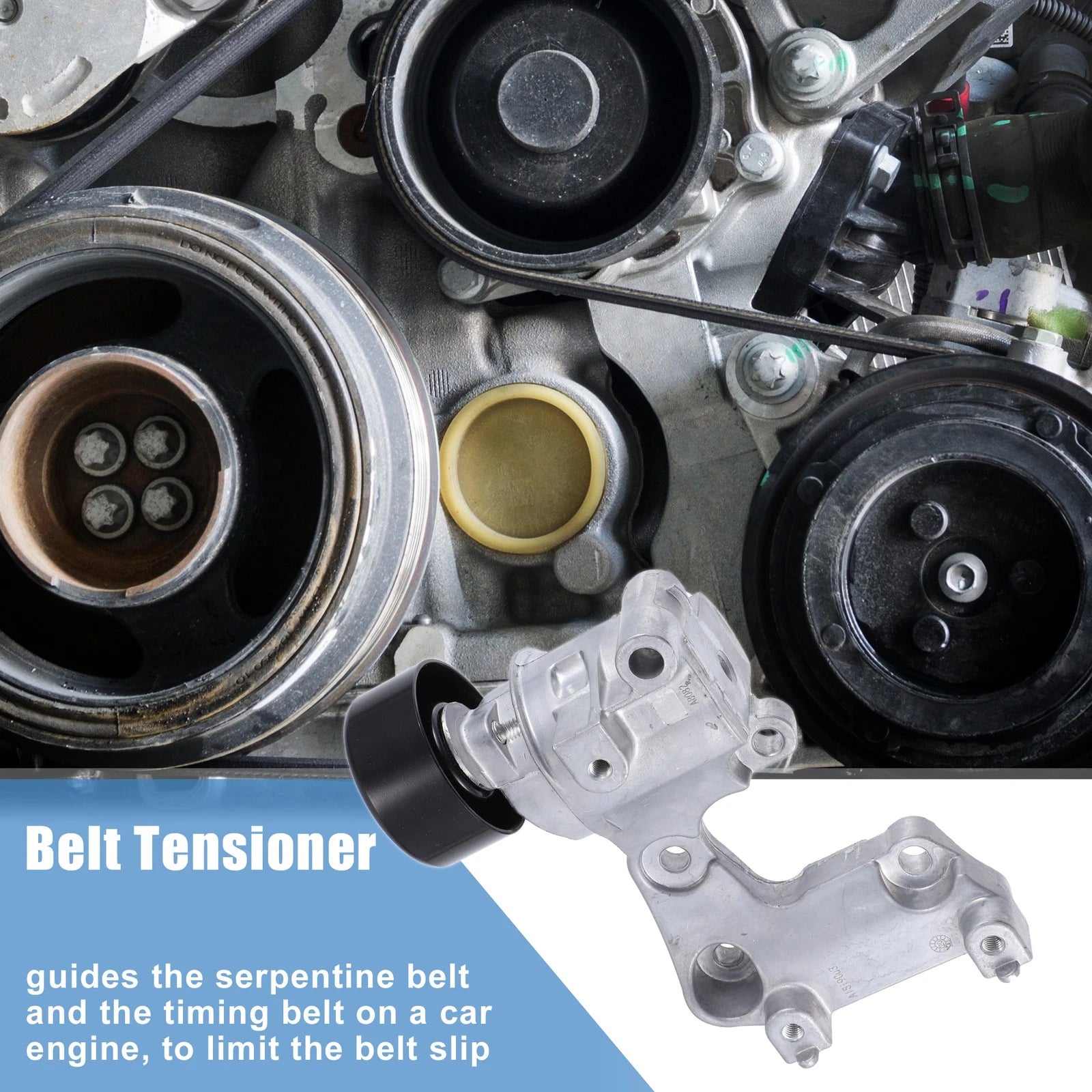 Engine Belt Tensioner Pulley Assembly for Toyota 4Runner (2003–2009)