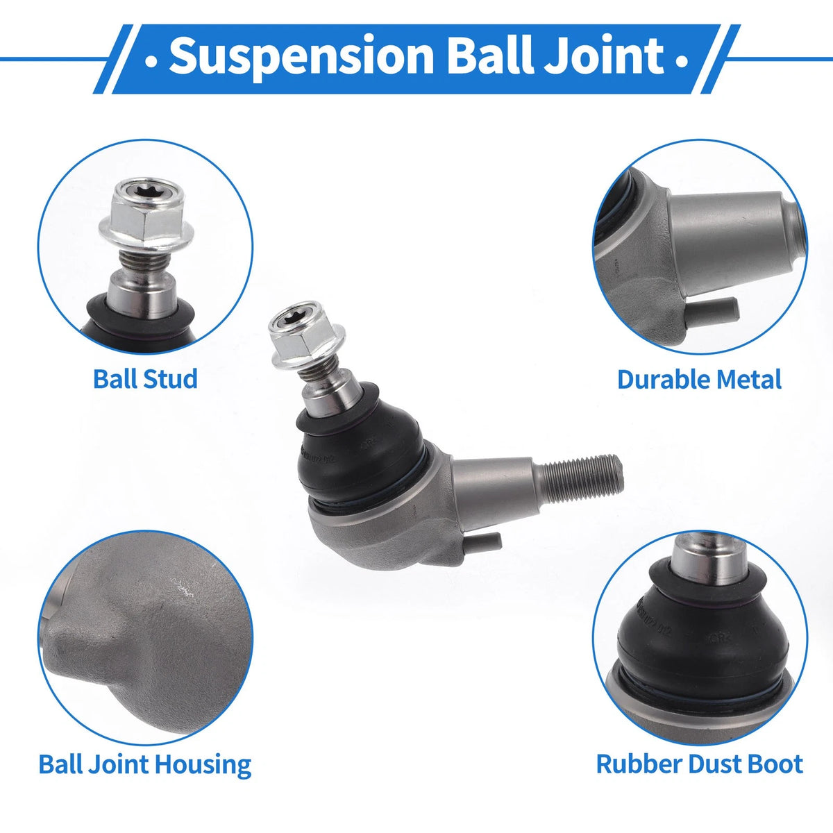 2X Front Lower Ball Joints for Mercedes-Benz E-Class (2009–2016) No. 2123300135