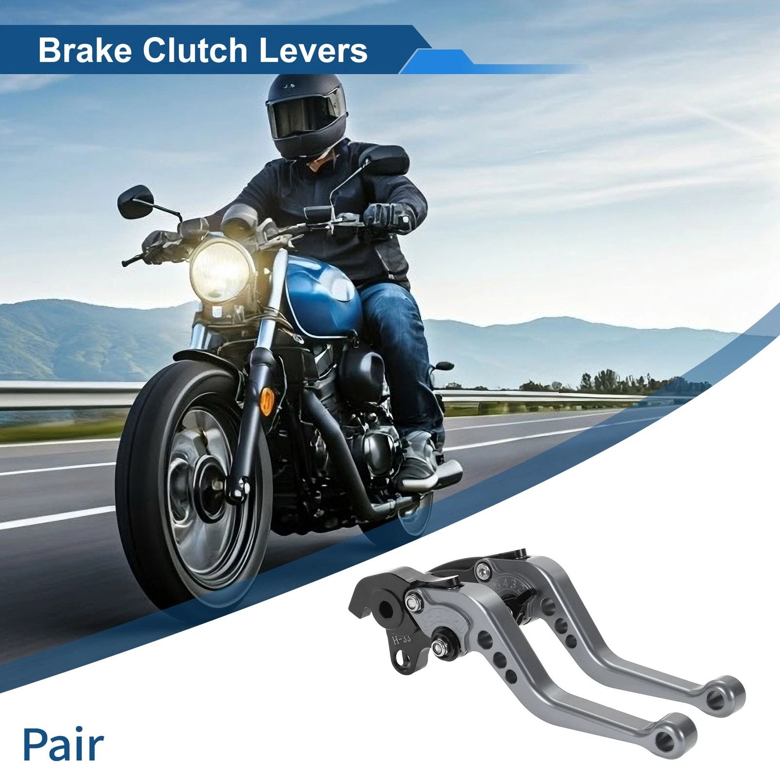 Brake Clutch Lever Pair Replacement for Honda VFR1200F (2010–2014)