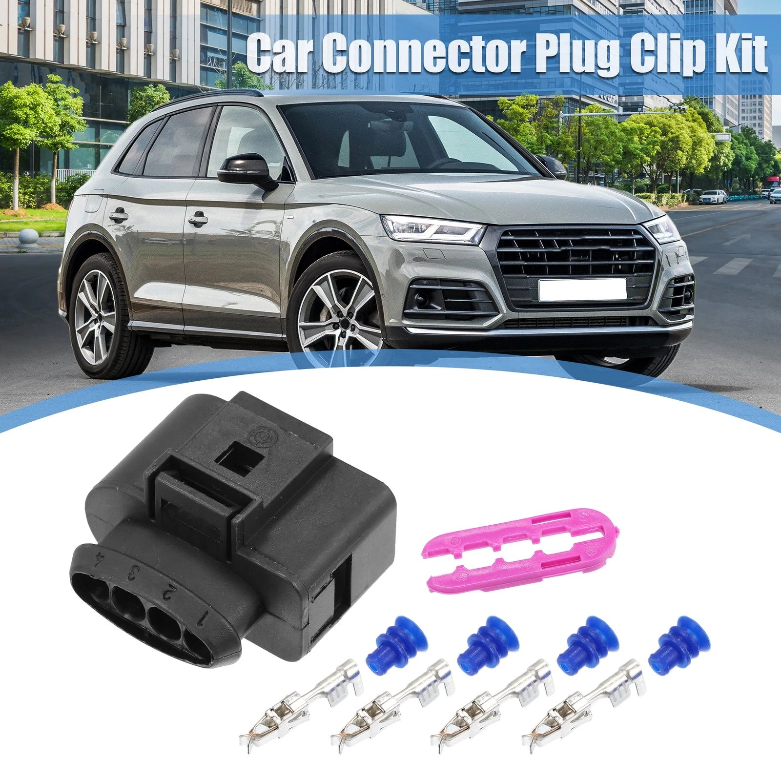 Ignition Coil Connector 4 Pin Replacement for VW Audi (2005–2018)