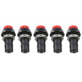 5 Pack Self Locking Push Button Switches for DIY Projects