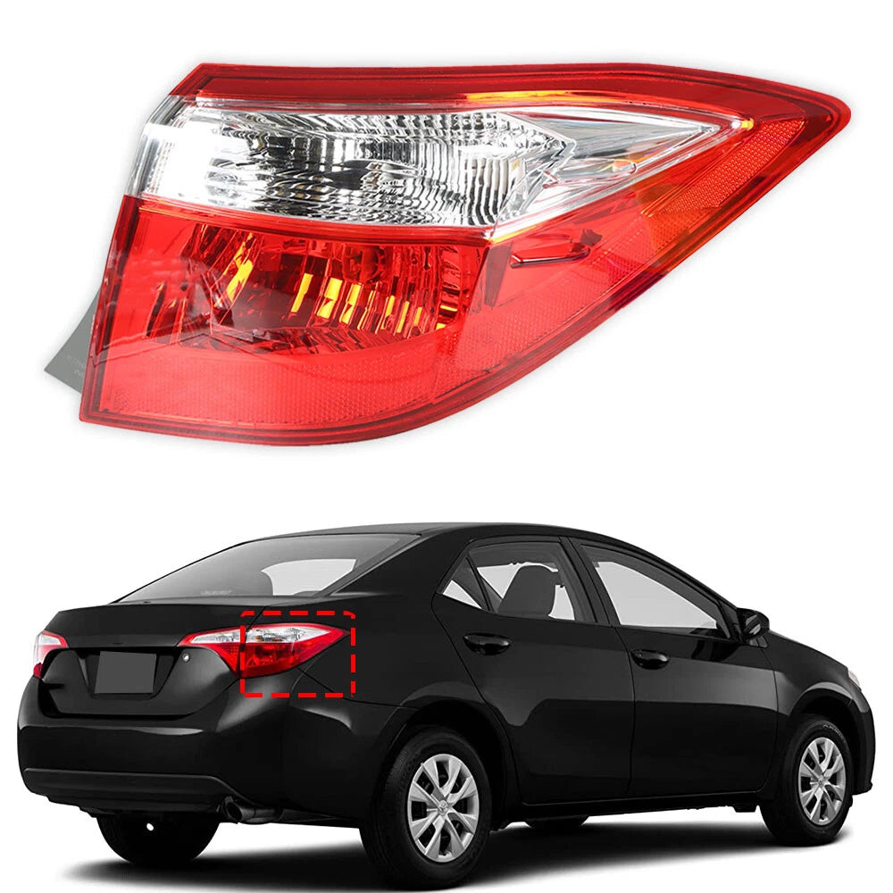 Passenger Side Tail Light Assembly for Toyota Corolla (2014–2016)